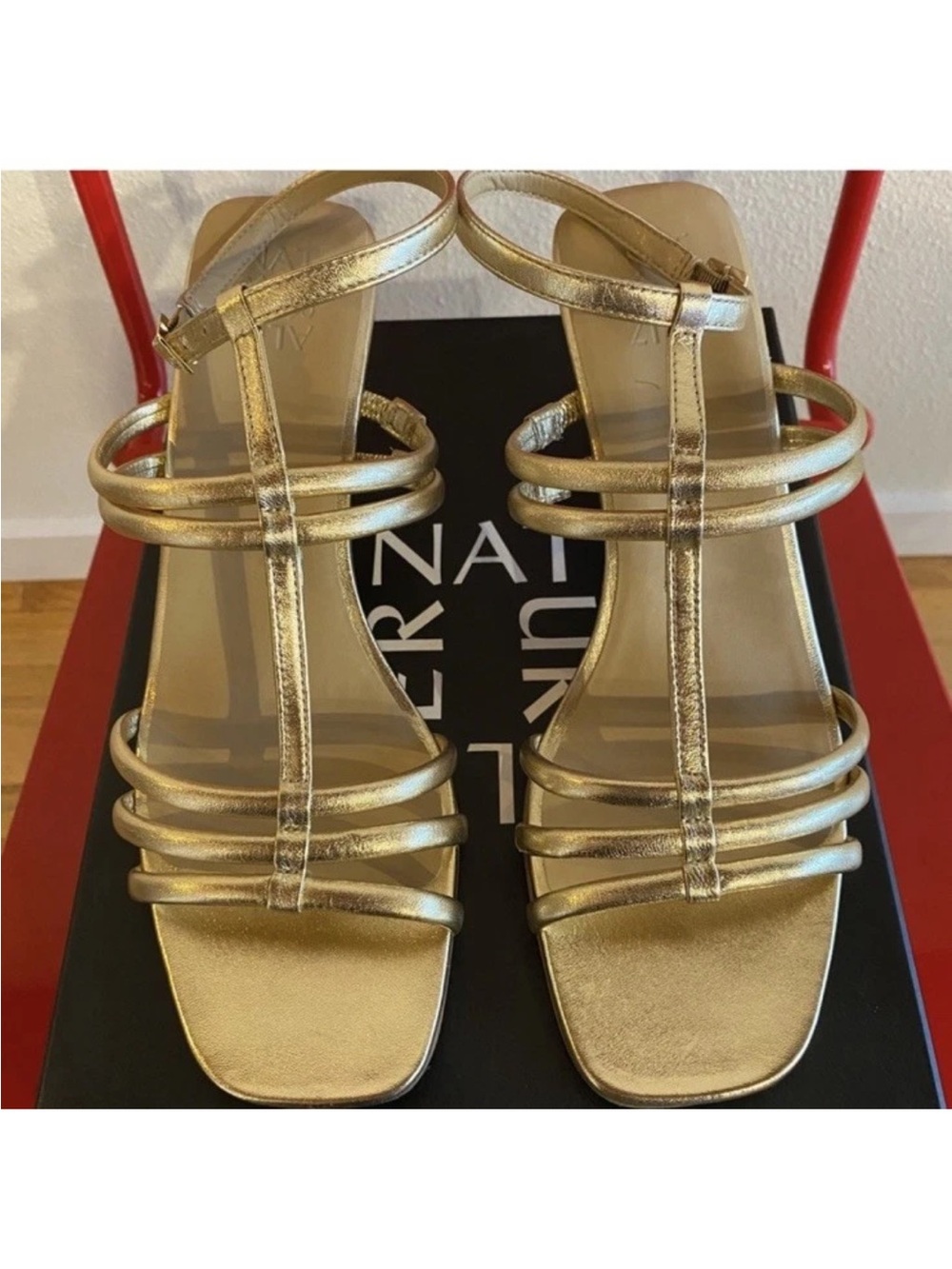 Naturalizer Gold Heels Size 9M